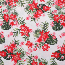 Plain Woven Challis Rayon Printed Textile Fabric